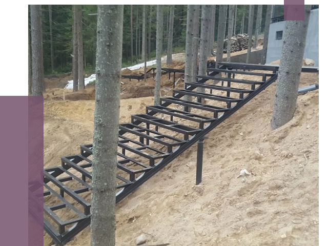 Монтаж металлических лестниц в Североуральске от 13649 руб. 