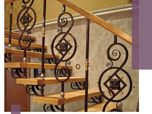 Изготовление кованых лестниц под ключ в Североуральске