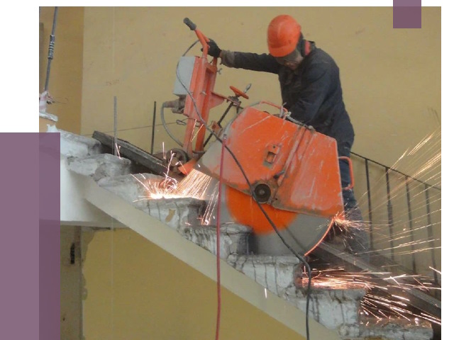 Демонтаж бетонных лестниц в Североуральске от 4635 руб. за м2 | ПРОЛЁТ-Сву