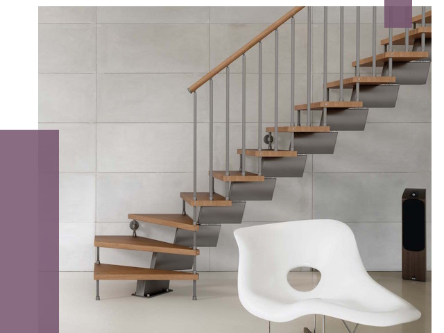 Монтаж модульных лестниц в Североуральске от 6387 руб. 