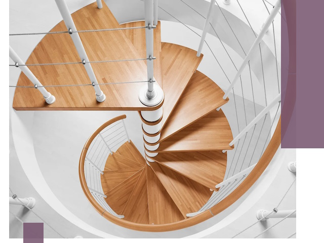 Изготовление винтовых лестниц под ключ в Североуральске