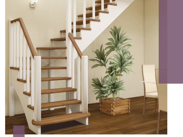 Г-образные лестницы под ключ в Североуральске — изготовление и монтаж