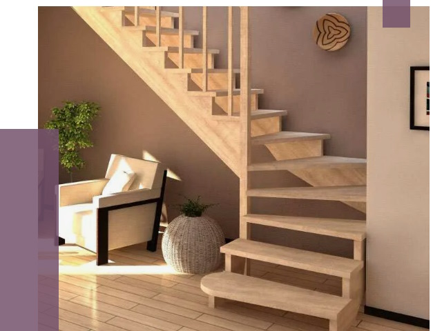 Изготовление Г-образных лестниц в Североуральске от 19057 руб. 