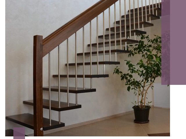 Лестницы на больцах под ключ в Североуральске – изготовление и монтаж