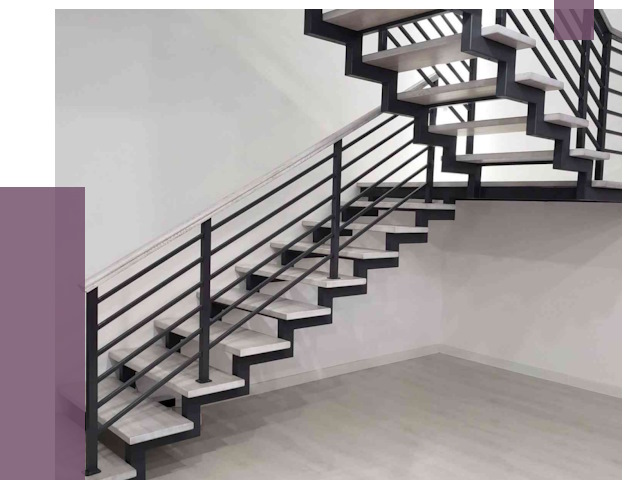 Лестницы на металлокаркасе под ключ в Североуральске от 12876 руб. | ПРОЛЁТ-Сву