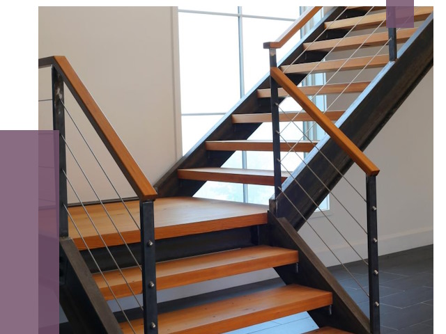 Изготовление лестниц на металлокаркасе в Североуральске от 19057 руб. | ПРОЛЁТ-Сву