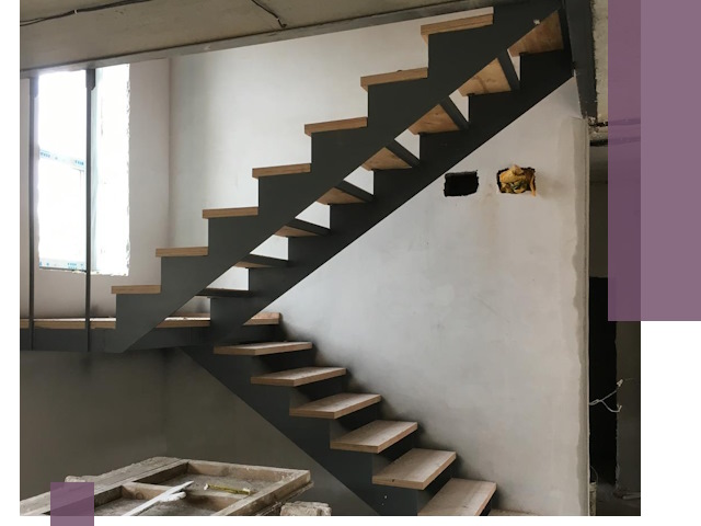 Изготовление лестниц на металлокаркасе в Североуральске от производителя