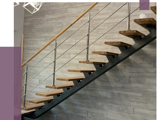 Изготовление лестниц на монокосоуре в Североуральске от 76742 руб. 