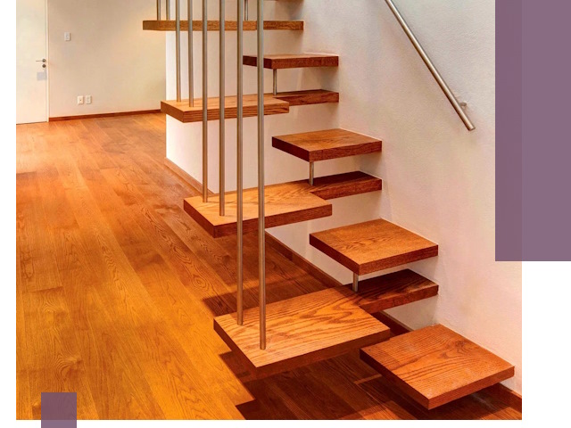 Лестницы «гусиный шаг» на заказ в Североуральске для узких пространств