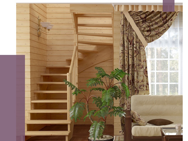 Лестницы для дачи в Североуральске от 76485 руб.  | ПРОЛЁТ-Сву