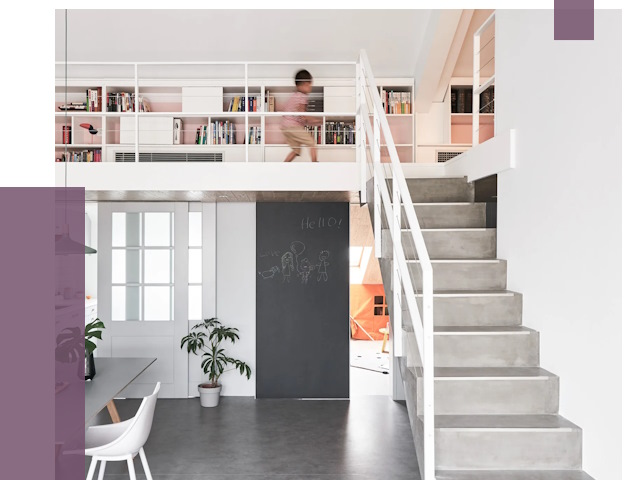 Лестницы для двухуровневой квартиры в Североуральске от 177692 руб. | ПРОЛЁТ-Сву