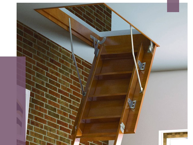 Установка чердачной лестницы в Североуральске от 7880 руб. | ПРОЛЁТ-Сву