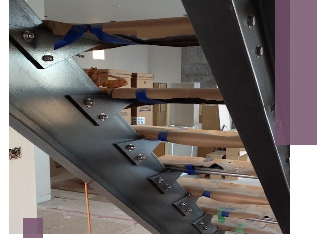 Усиление лестничных конструкций и усиление опор в Североуральске