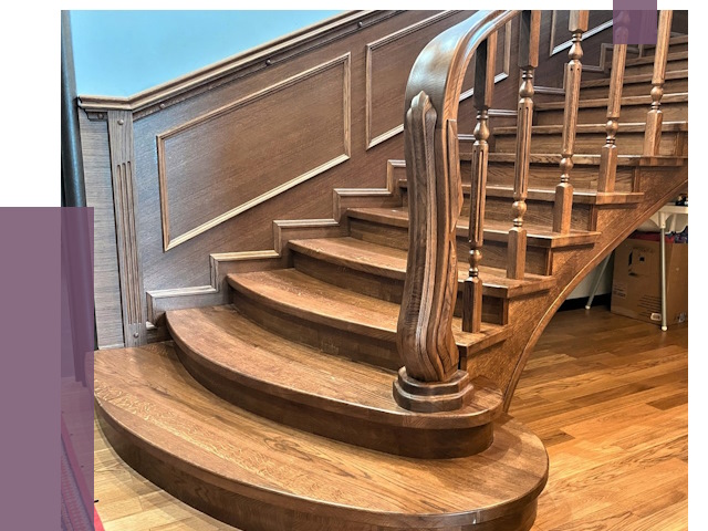 Дубовые лестницы под ключ в Североуральске от 177692 руб. — ПРОЛЁТ-Сву