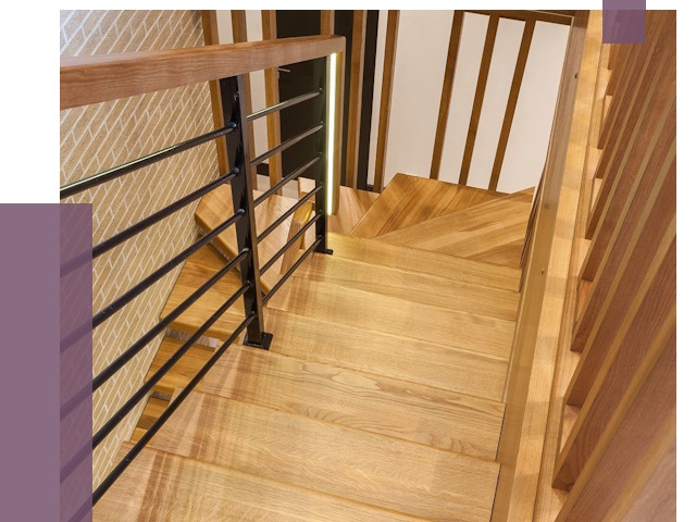 Лестницы из ясеня в Североуральске под ключ от 10095 руб. 