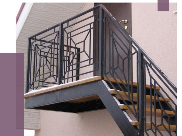 Металлические перила в Североуральске от 4326 руб.  | ПРОЛЁТ-Сву