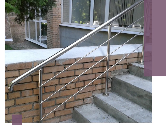 Перила из нержавеющей стали высокого качества в Североуральске