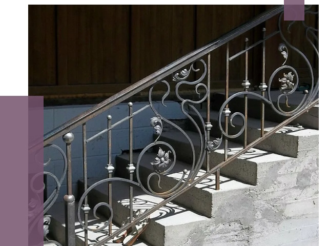 Кованые перила в Североуральске от 8756 руб. под ключ — качество от ПРОЛЁТ-Сву