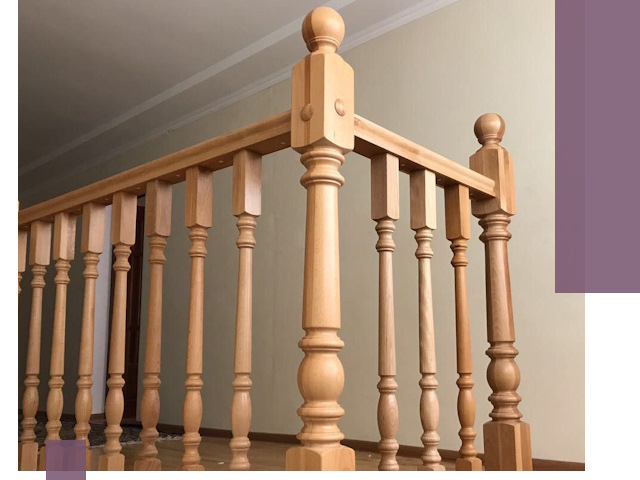 Деревянные перила на заказ в Североуральске: монтаж и изготовление