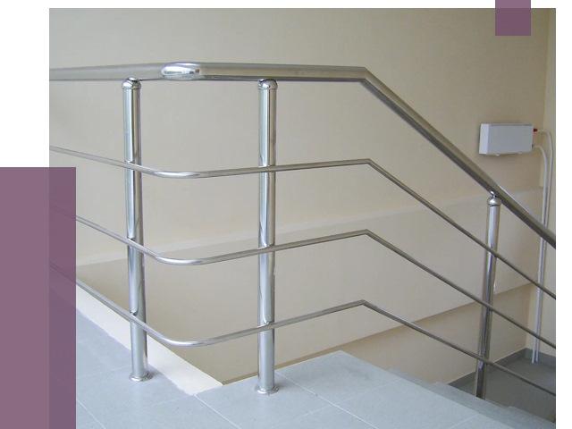 Алюминиевые перила в Североуральске от 6387 руб. под ключ | ПРОЛЁТ-Сву