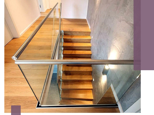 Перила для лестницы в доме — изготовление и монтаж в Североуральске