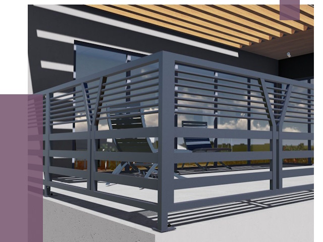 Изготовление балконных ограждений в Североуральске от 10816 руб. | ПРОЛЁТ-Сву