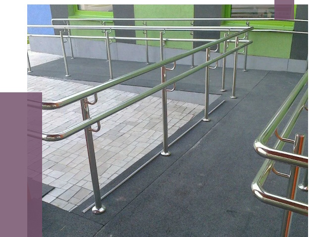 Ограждения пандусов в Североуральске от 4378 руб. монтаж | ПРОЛЁТ-Сву