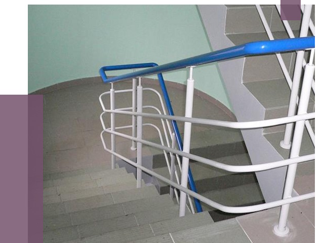 Перила в подъезде в Североуральске — установка и замена от 7468 руб. | ПРОЛЁТ-Сву