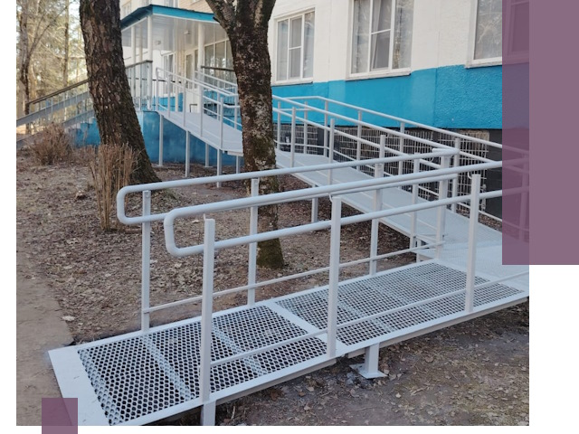 Пандусы под ключ в Североуральске: изготовление, монтаж и демонтаж