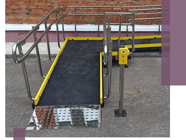 Изготовление наклонных пандусов для инвалидов в Североуральске