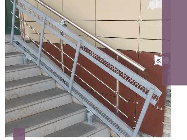 Изготовление откидных пандусов под ключ в Североуральске