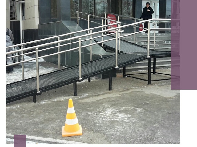 Стационарные пандусы под ключ в Североуральске — изготовление и монтаж