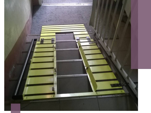 Профессиональный монтаж пандуса в подъезд в Североуральске