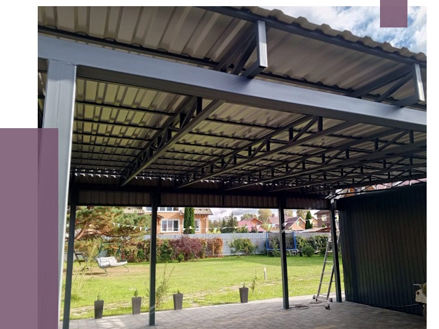 Монтаж навесов в Североуральске от 7417 руб. — установка навеса | ПРОЛЁТ-Сву