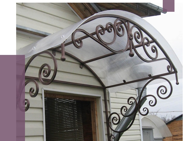 Изготовление козырьков в Североуральске от 7417 руб. — заказать | ПРОЛЁТ-Сву