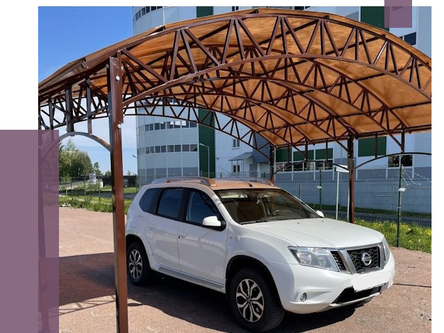 Недорогие навесы в Североуральске от 43264 руб. | ПРОЛЁТ-Сву