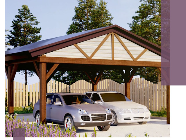 Навесы для автомобиля в Североуральске — изготовление и монтаж