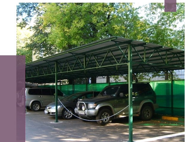 Навесы для парковки в Североуральске от 80863 руб. заказать | ПРОЛЁТ-Сву