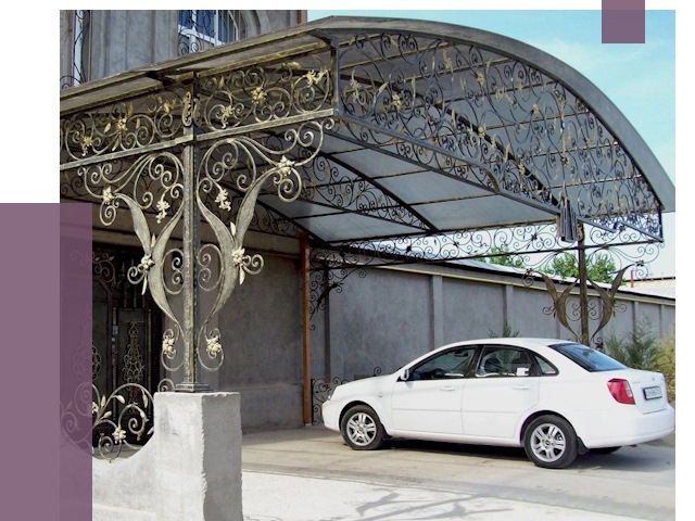 Кованые навесы в Североуральске от 14679 руб. | ПРОЛЁТ-Сву