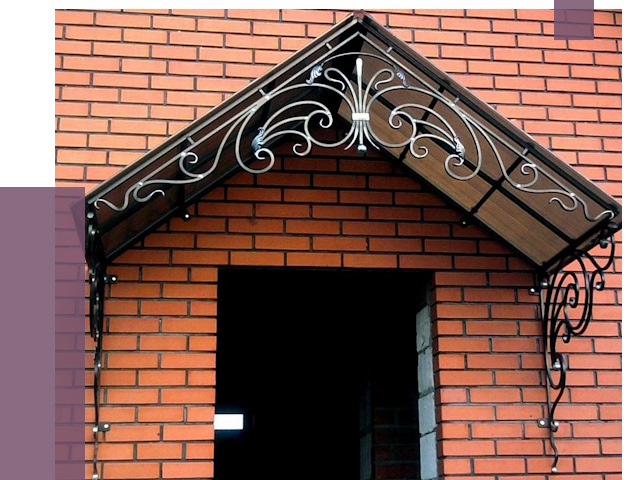 Металлические козырьки в Североуральске от 10765 руб. 