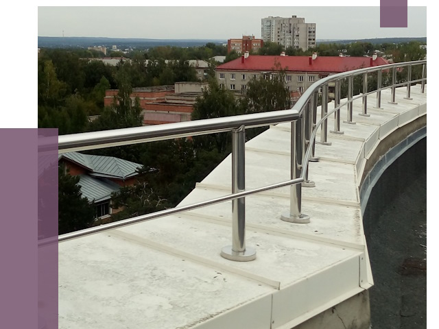 Парапеты и ограждения кровли в Североуральске от 4996 руб.
