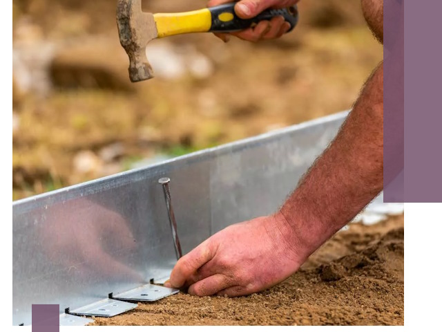 Монтаж металлических бордюров в Североуральске быстро и качественно