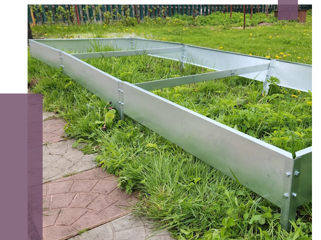 Металлические бордюры для грядок в Североуральске от 1803 руб. 