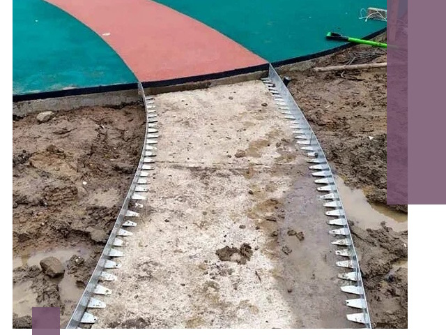 Металлические бордюры для дорожек в Североуральске — монтаж и изготовление