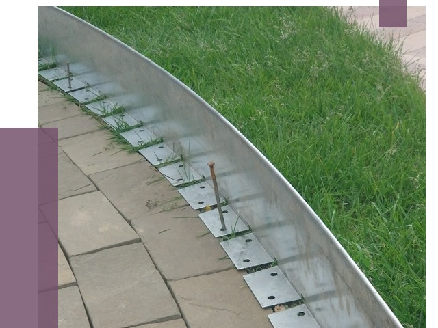 Металлические бордюры для тротуаров в Североуральске от 8756 руб.