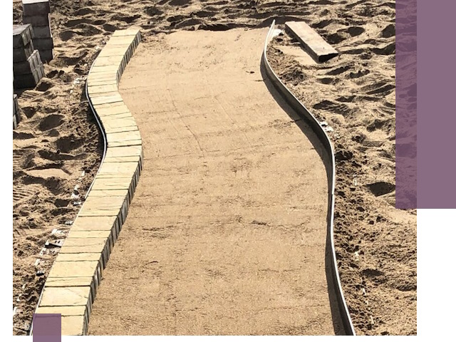 Металлические бордюры для тротуаров в Североуральске — прочные и долговечные