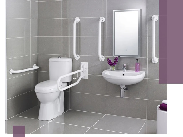 Поручни для санузлов в Североуральске: установка, ремонт и монтаж