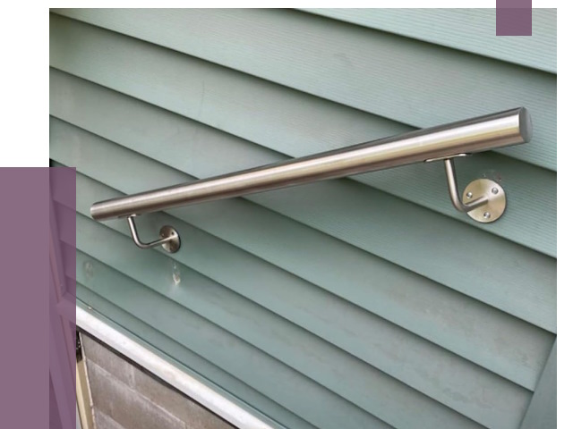 Поручни из нержавеющей стали в Североуральске от 7726 руб.  | ПРОЛЁТ-Сву